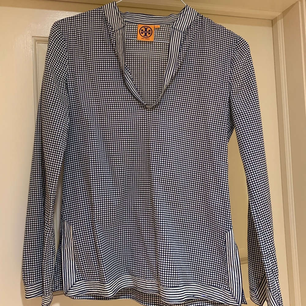 Tory Burch Polka Dots and Sparkled Hem